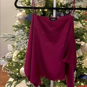 Express cold shoulder top